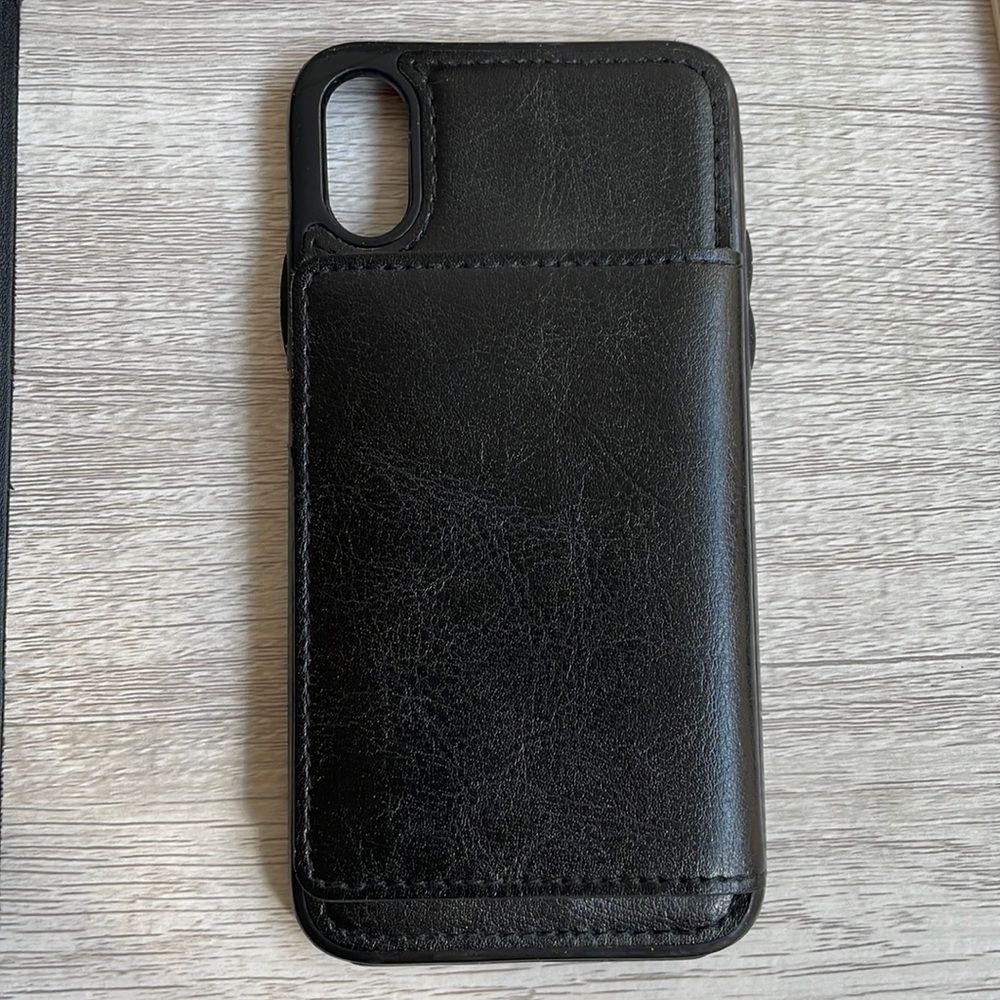 Leather iPhone X or XS Wallet Case